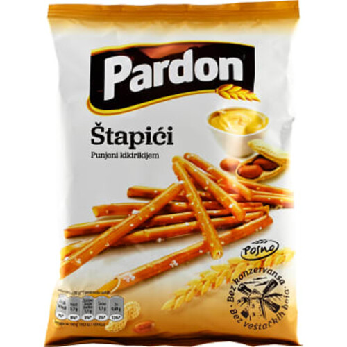 Salta Pinnar med Jordnötspinnar 100g Pardon