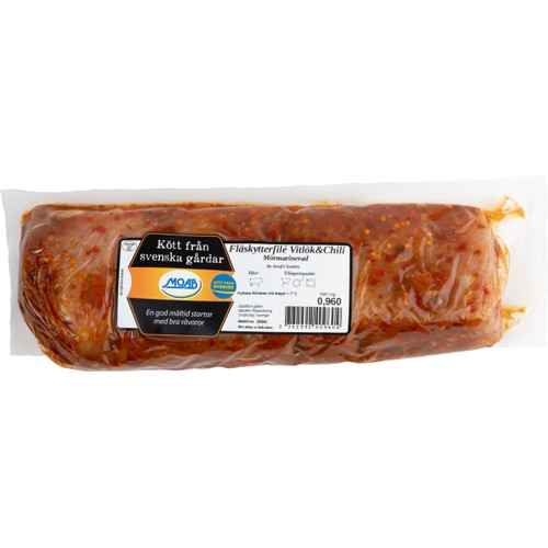 Fläskytterfilé Vitlök&Chili ca800g MOAB