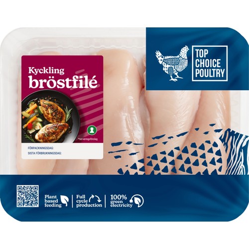 Kycklingbröstfilé Färsk 800g Top Choice Poultry