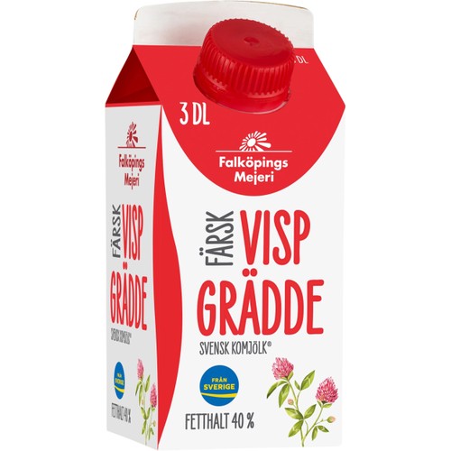 Visprädde 40% 3dl Falköpings Mejeri