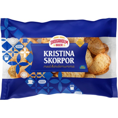 Kristina kardemummaskorpor 400g Skogaholms