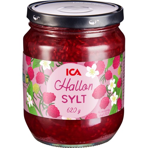 Hallonsylt 620g ICA