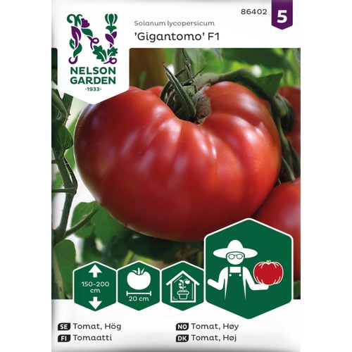 Tomat, Hög, Gigantomo F1 Nelson Garden