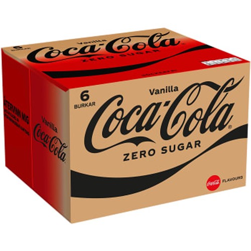 Kolsyrad läskedryck Vanilla 6p 198cl Coca-Cola