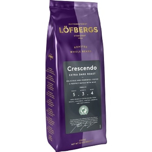 Kaffe Hela bönor Crescendo 400g Löfbergs