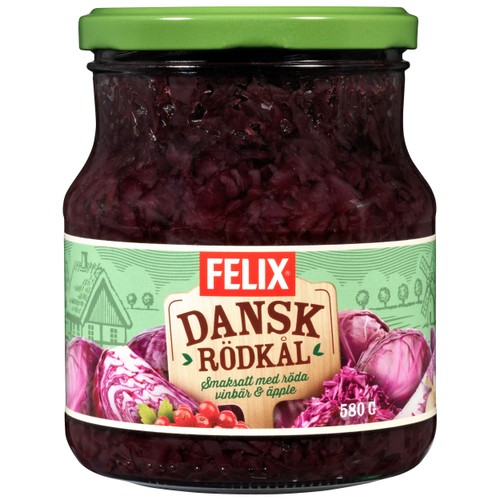 Dansk Rödkål 580g Felix