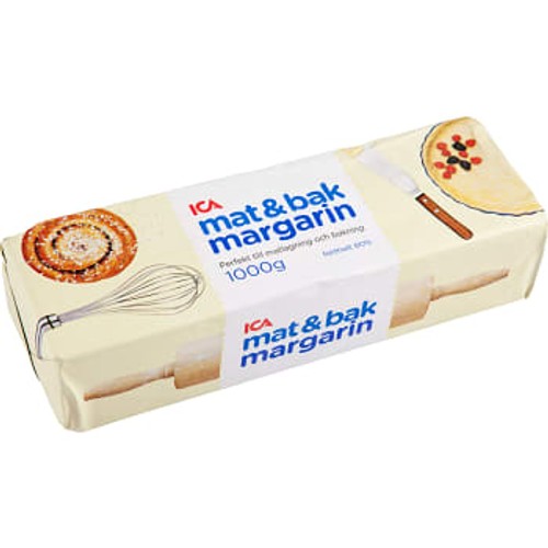 Mat & bakmargarin 80% 1kg ICA