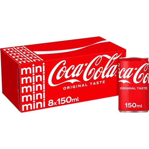 Läsk Miniburk 8x15cl Coca-Cola