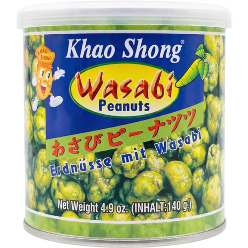 Jordnötter Med Wasabismak 140g Khao Shong