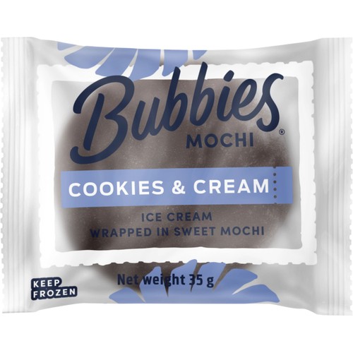 Glass Mochi Cookies & Cream 35g Bubbies