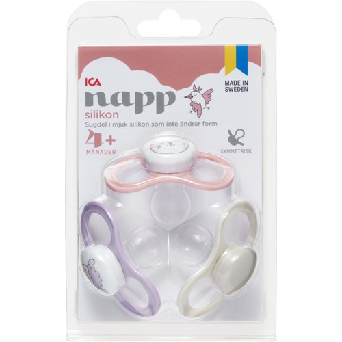 Napp Silikon Katt 4mån+ 3-p ICA