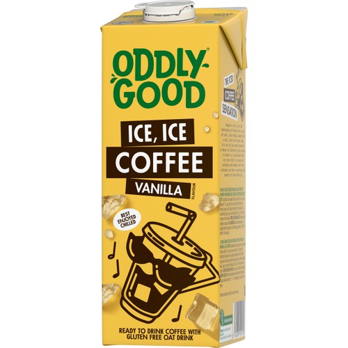 Havredryck Iskaffe Vanilj Glutenfri 1000ml Oddlygood®