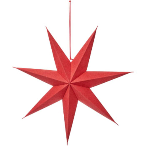 Stjärna Bella 60 cm röd ICA