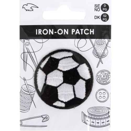 Iron-on Patch Fotboll 1-p Falk