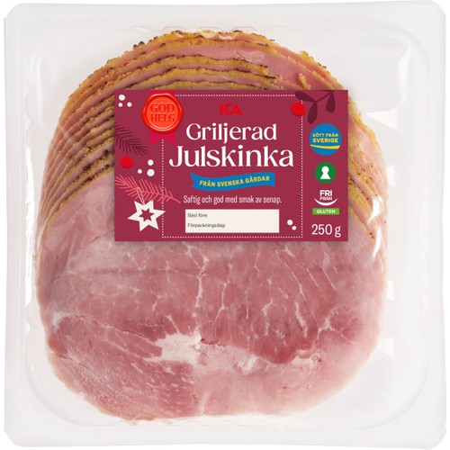Julskinka Griljerad i Skivor Glutenfri 250g ICA