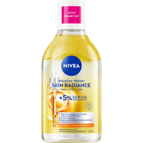 Micellärt vatten Micellar Water Skin Glow +5% serum 400ml Nivea