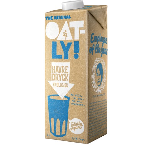 Havredryck Ekologisk 0,5% 1l Oatly