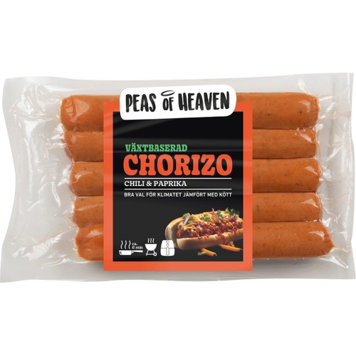 Korv chorizo vegan 250g Peas of Heaven