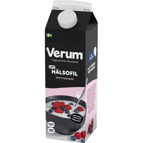 Hälsofil 0,5% Drottningbär 1000g Verum