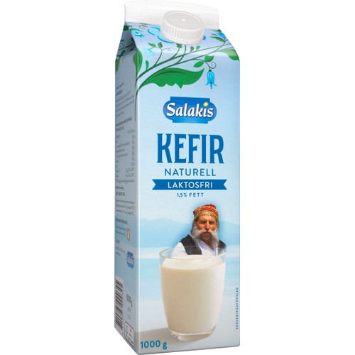 Kefir Naturell Laktosfri 1,5% 1000g Salakis