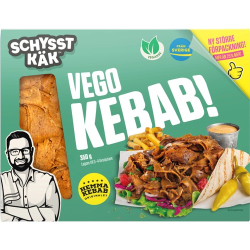 Vegokebab 350g Schysst käk