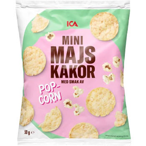 Minimajskakor popcorn 50g ICA