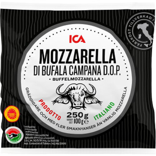 Mozzarella di Bufala D.O.P 100g ICA