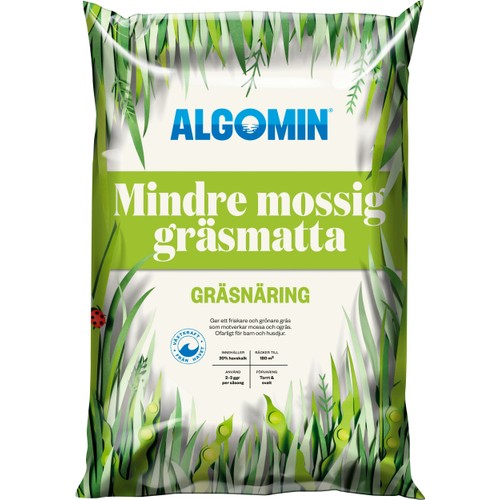 Mindre Mossig Gräsmatta 8 kg Algomin