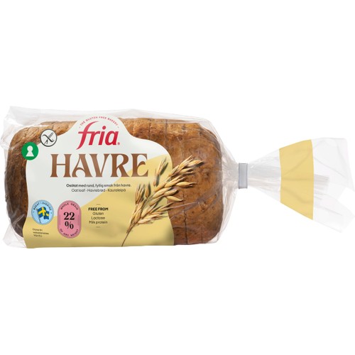 Havre formbröd Glutenfritt 500g Fria