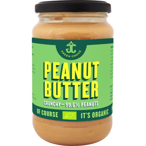 Peanut butter Crunchy 340g KRAV Green choice