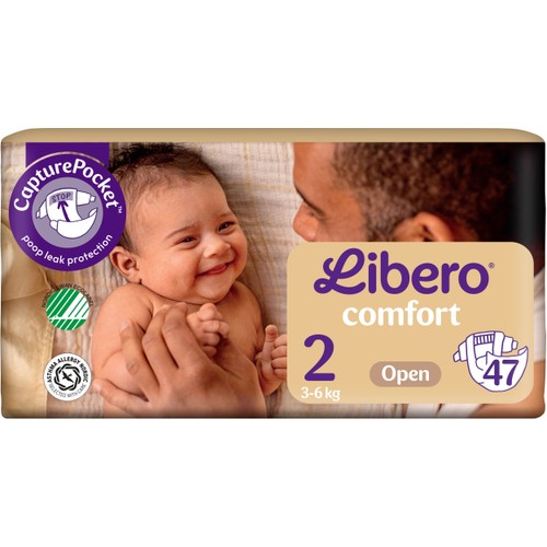 Blöjor Comfort Strl 2 3-6kg 47-p  Libero