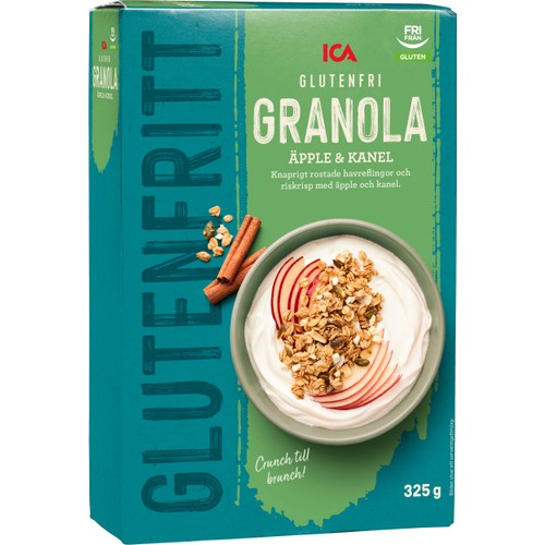 Gl-fri Granola äpple kanel 325g ICA