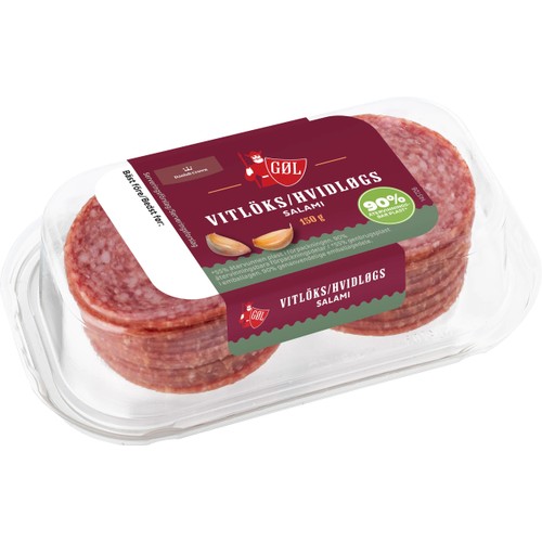 Vitlökssalami skivad 150g Göl Pölser