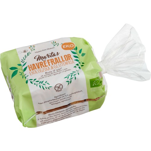 Havrefrallor Glutenfri Ekologisk 450g Martas