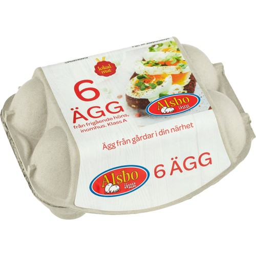 Ägg M 6-pack Alsbo Ägg