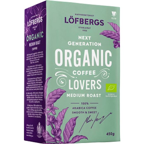 Bryggkaffe Mellanrost Ekologiskt 450g Löfbergs