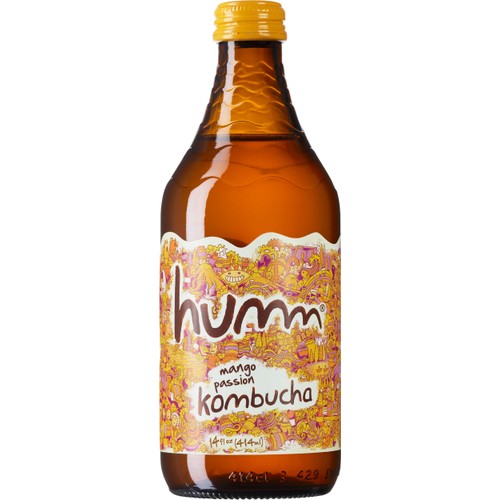 Kombucha Mango Passion 414ml Humm