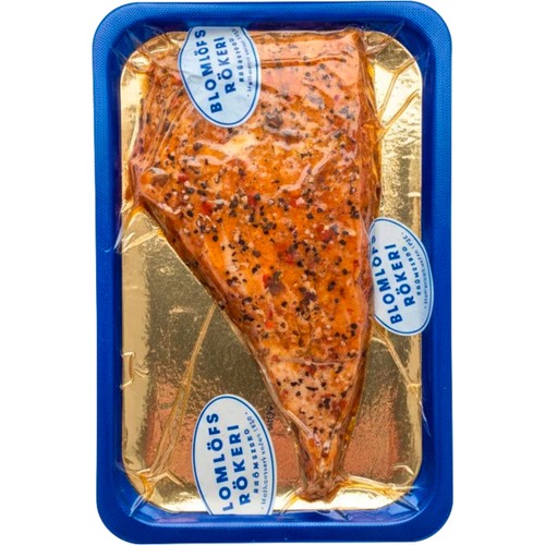 Laxfilé Portion Varmrökt Citronpeppar 125g Blomlöfs Rökeri