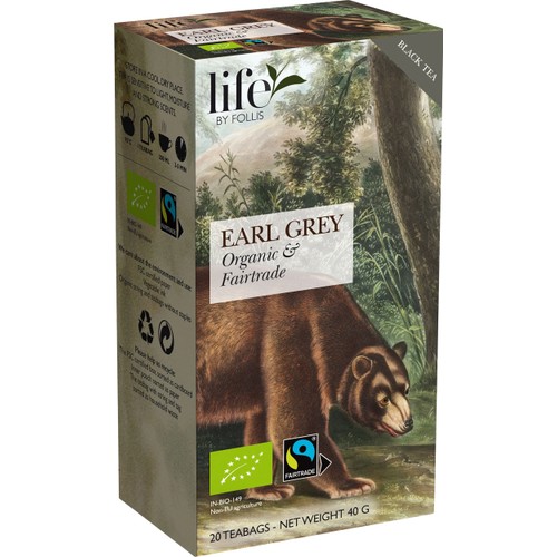 Svart Te Earl Grey Eko 20-p Life by Follis