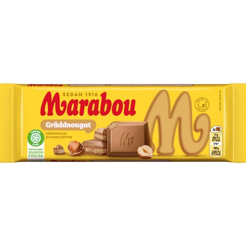 Gräddnougat 100g Marabou