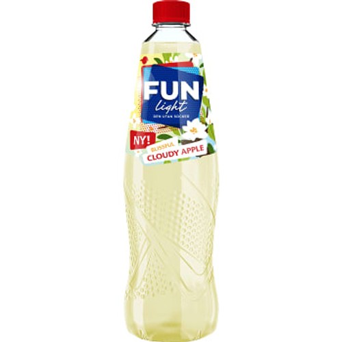 Lightdryck Cloudy Apple Sockerfri 1l Fun Light
