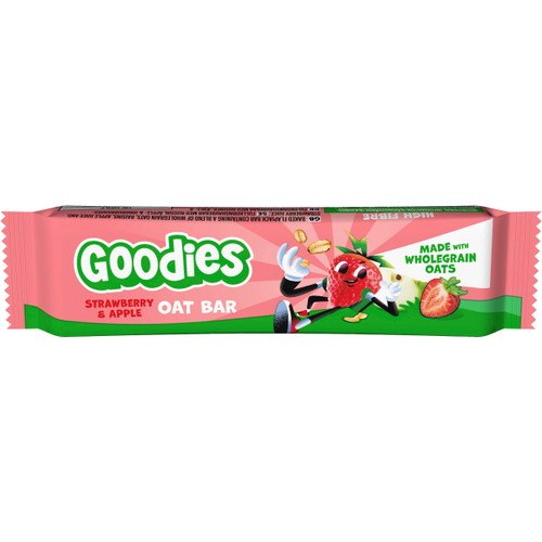 Barnsnacks Oat bar strawberry & apple 3år 23g Goodies