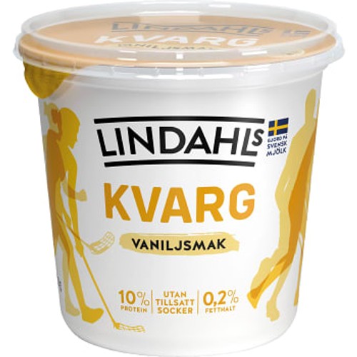 Kvarg Vanilj 0,2% 900g Lindahls