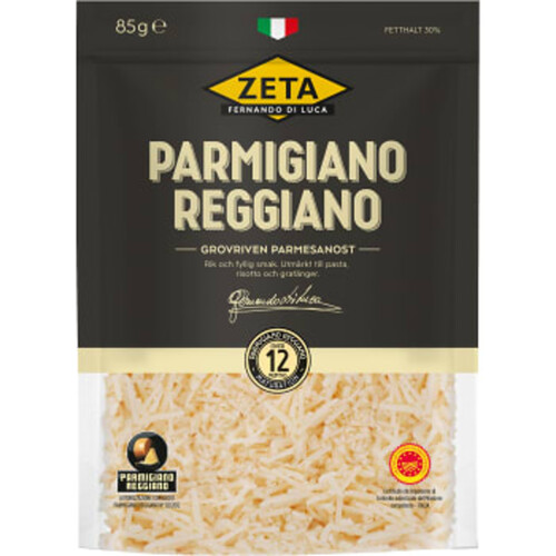 Parmigiano Reggiano riven 85g Zeta