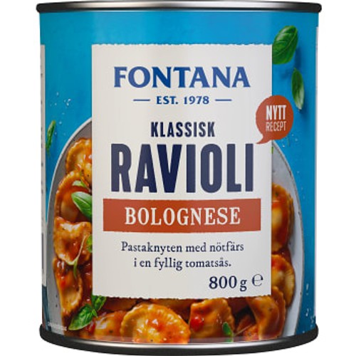 Ravioli i Bolognaisesås 800g Fontana