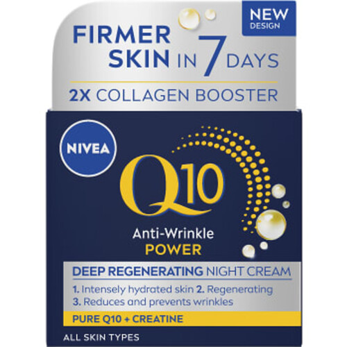 Nattkräm Q10 Power Replenishing Night cream 50ml Nivea