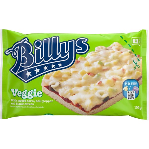 Pan pizza Veggie 170g Billys