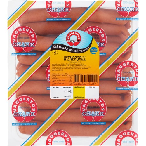 Wienergrill ca 1kg Vaggeryds Chark