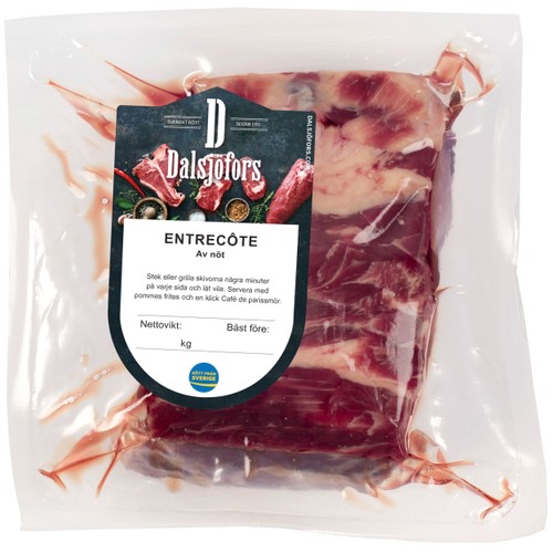 Entrecôte Färsk i bit ca 800g Dalsjöfors