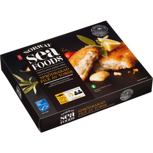 Sprödbakad torskfilé 350g Norway Seafoods